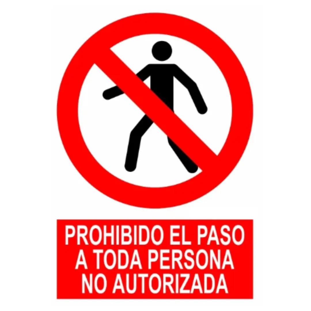 Señalización almacén