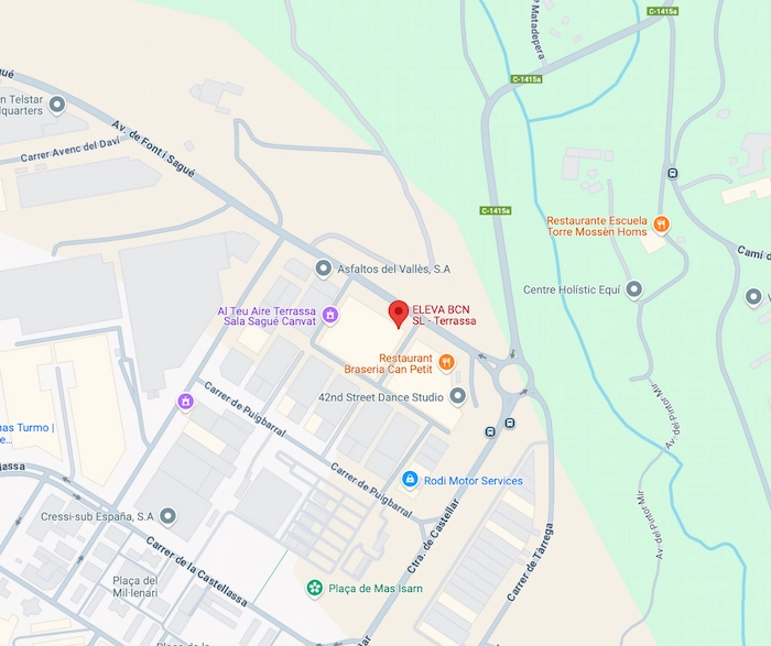 mapa ELEVA BCN sede Terrassa