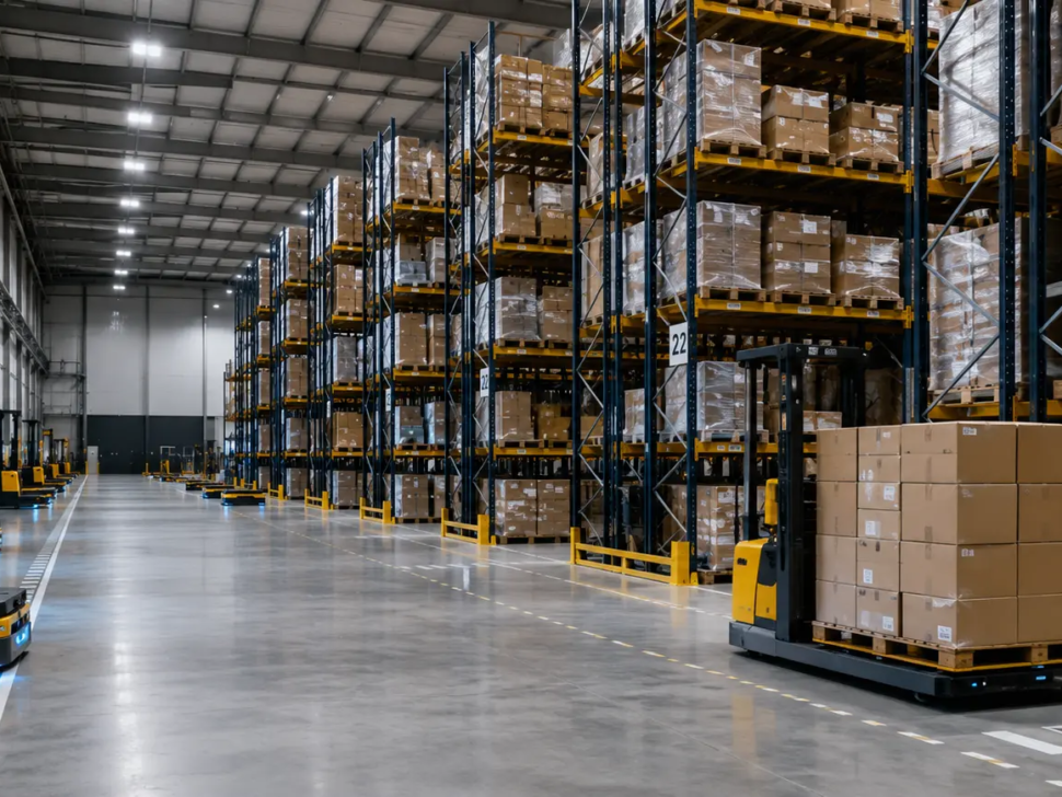 automatizar un almacén industrial